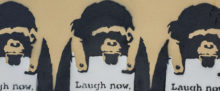 Banksy's Laugh Now