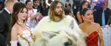 Jared Leto in Choupette costume at the 2023 Met Gala