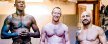 Mark Zuckerberg preparing for a UFC-style fight