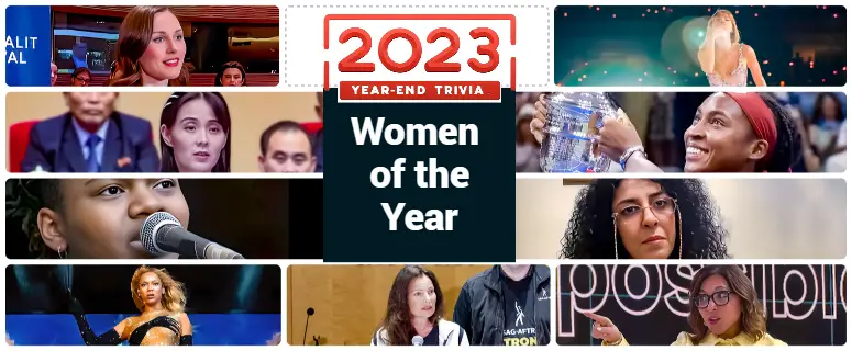 2023 Current Events Trivia: Women of the Year Quiz