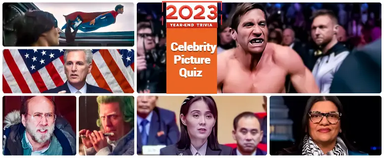 Celebrity Picture Quiz - 2023 Pop Culture Trivia