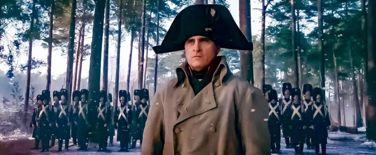 Joaquin Phoenix as Napoleon in Ridley Scott's Napoleon movie