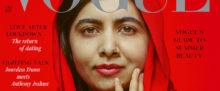 Malala Yousafzai in Vogue July 2021