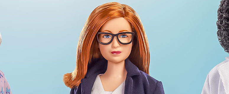 dr sarah gilbert barbie doll